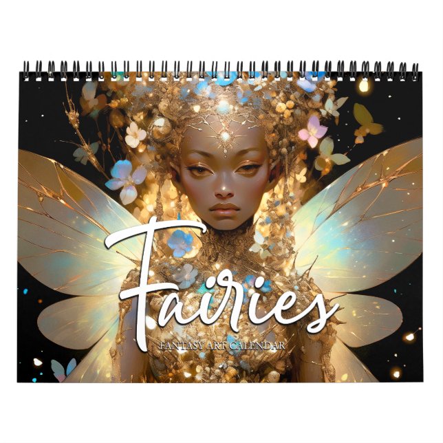 2027 Änglar 5 Fantasykonstkalender Kalender (Omslag)