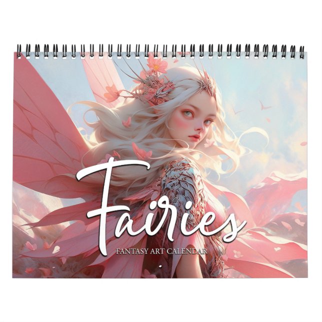 2027 Änglar 7 Fantasykonstkalender Kalender (Omslag)