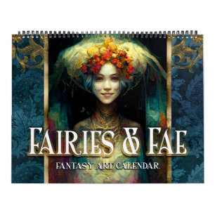2027 Änglar & Fae 3 Fantasykonstkalender Kalender