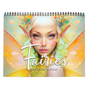 2027 Änglar Fantasykonstkalender Kalender