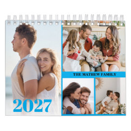 2027 Anpassad fotokalender Enkel Skapa din egen Kalender