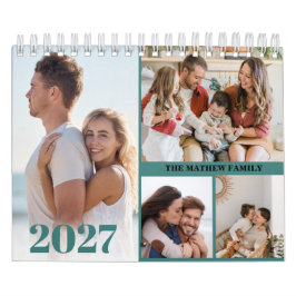 2027 Anpassad fotokalender Enkel Skapa din egen Kalender