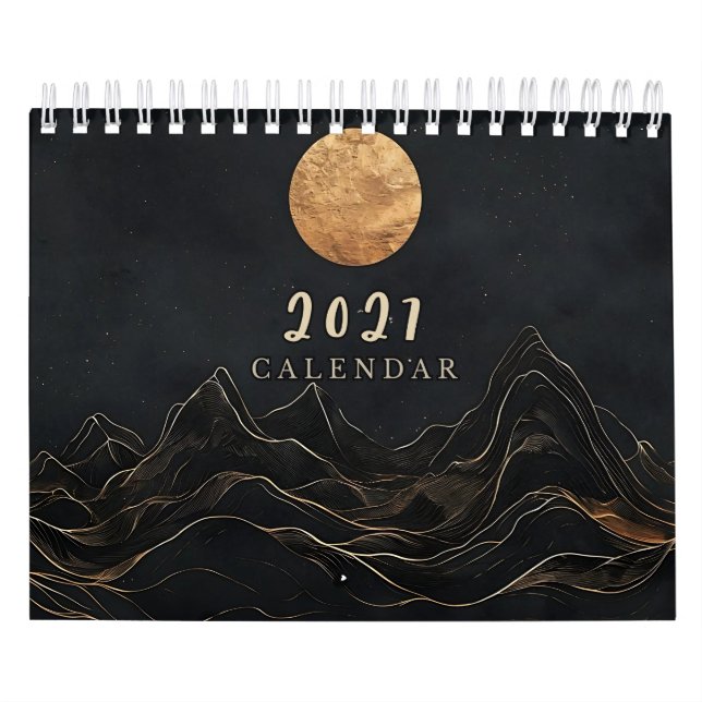 2027 Anpassningsbar Celestial - Lägg till dina fot Kalender (Omslag)