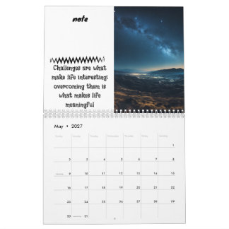 2027 Anpassningsbar Celestial - Lägg till dina fot Kalender