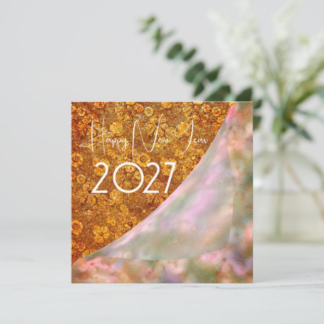 2027 År avslöjat - gyllene blommor (Stående Fram)