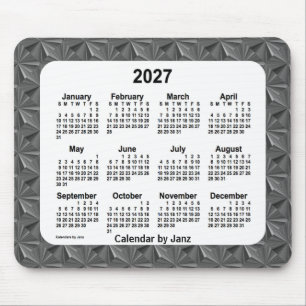 2027 års kalender för svarta diamanter från Janz Musmatta