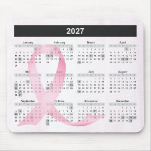 2027 Årskalender Rosa Band Musmatta