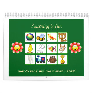 2027- Barnkalender (Bilder) Kalender