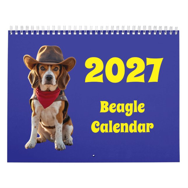 2027 Beagle Hundkalender Kalender (Omslag)
