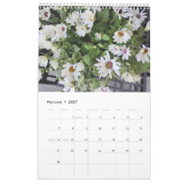 2027 Blommor Kalender