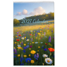 2027 Blommor Kalender