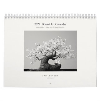 2027 Bonsai Art Mono Väggkalender Kalender