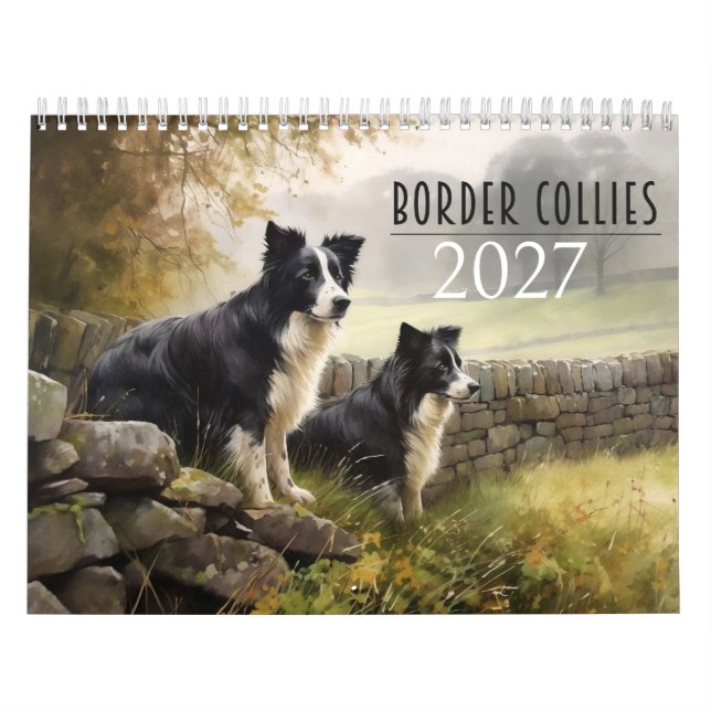 2027 Border Collies Kalender (Omslag)