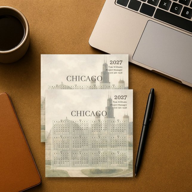 2027 Chicago Planetarium Kalender Magnetkort (Skapare uppladdad)