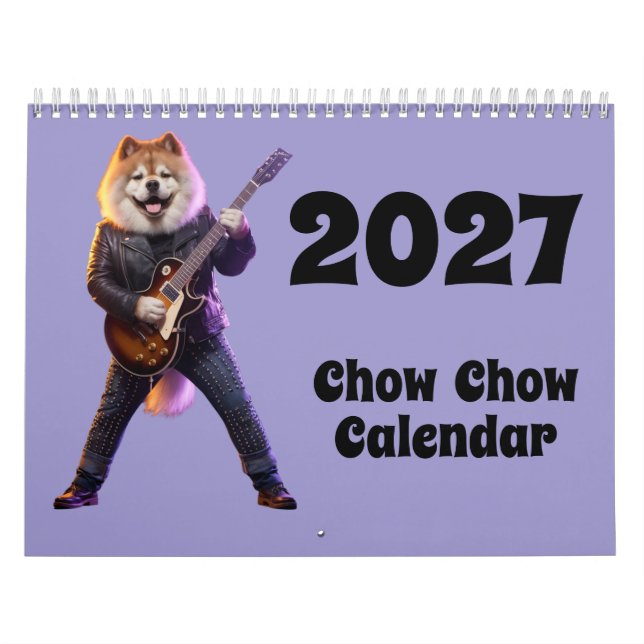 2027 Chow Chow Hundkalender Kalender (Omslag)