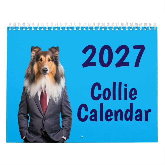 2027 Collie Hundkalender Kalender (Omslag)
