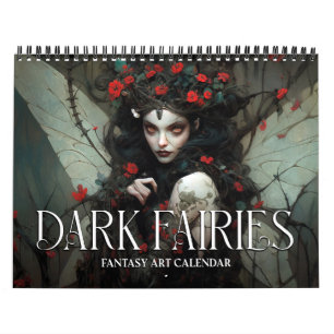 2027 Dark Fairies Fantasy Art Kalender