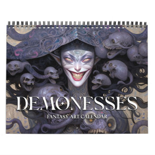 2027 Demonesser Mörk Fantasy Konstkalender Kalender