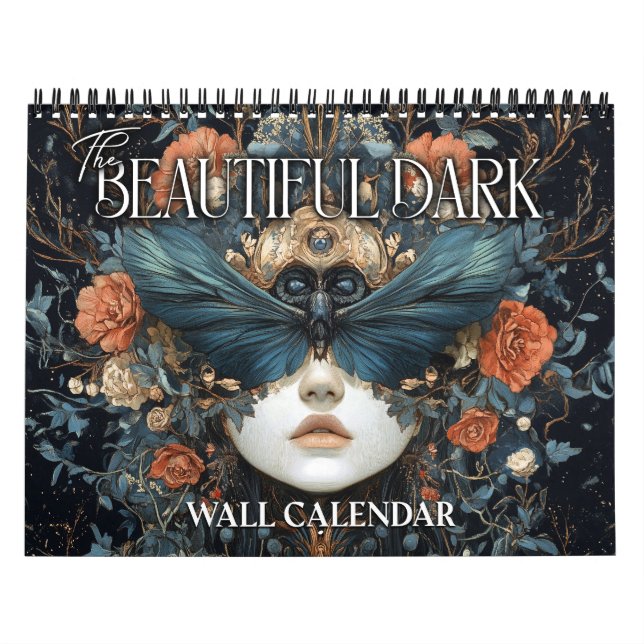 2027 Den vackra mörka surrealistiska konstkalender Kalender (Omslag)