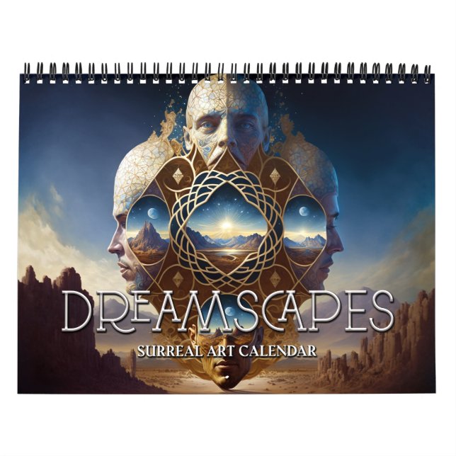 2027 Drömlandskap 1 Surreal Visionär Konstkalender Kalender (Omslag)