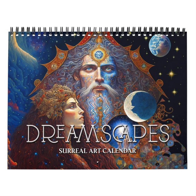 2027 Drömlandskap 2 Surreal Visionär Konstkalender Kalender (Omslag)