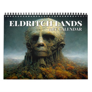 2027 Eldritch Lands 1 Mörk Fantasy Konstkalender Kalender
