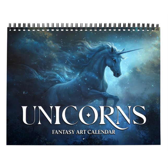 2027 Enhörningar 2 Fantasy Art Kalender (Omslag)