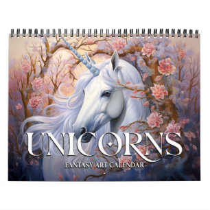 2027 Enhörningar Fantasy Art Kalender