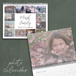 2027 Enkel Modern Anpassad Bild - 13 Bilder Cale Kalender