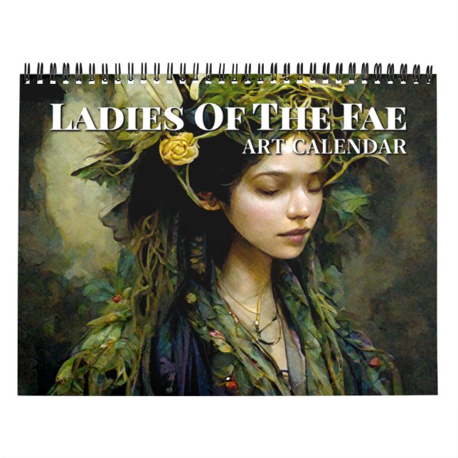2027 Fae:s damer 1 Fantasykonstkalender Kalender (Omslag)