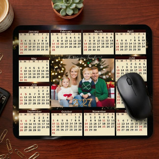 2027 Familjefoto kalender nytt år mushycken Musmatta