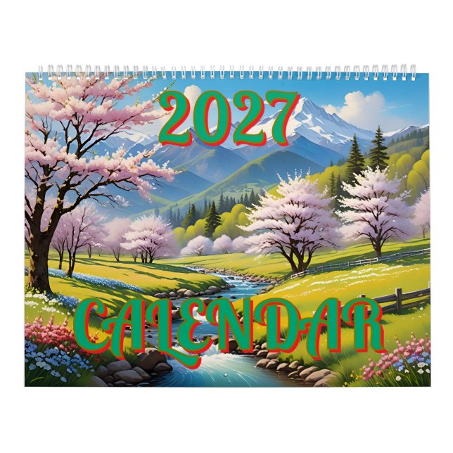 2027 Fantastisk Underbar Kalender  (Omslag)