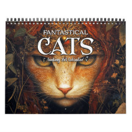 2027 Fantastiska Katter 4 Fantasykonstkalender Kalender