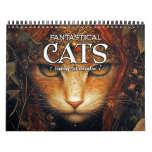 2027 Fantastiska Katter 4 Fantasykonstkalender