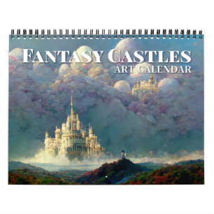 2027 Fantasy Slott Konstkalender Kalender