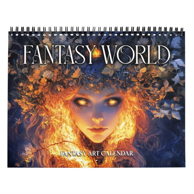 2027 Fantasy World 2 Fantasy Art-kalender Kalender (Omslag)