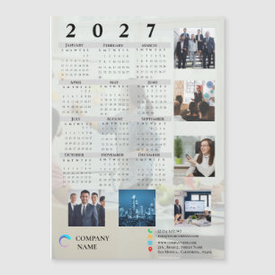 2027 Företagets fotokalender Magnet Företag