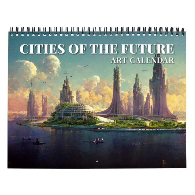 2027 Framtidens städer Science Fiction-kalender Kalender (Omslag)
