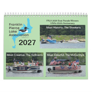 2027 Franklin Pierce Lake-kalender Kalender