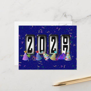 2027 Gott Nytt År Mätare Vykort