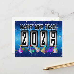 2027 Gott Nytt År Mätare Vykort