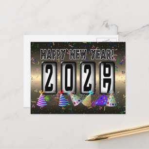2027 Gott Nytt År Mätare Vykort