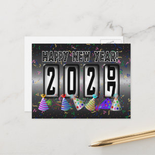 2027 Gott Nytt År Mätare Vykort