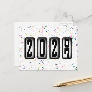 2027 Gott Nytt År Mätarställning Vykort