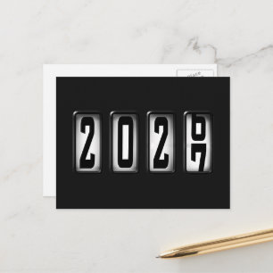2027 Gott Nytt År Mätarställning Vykort