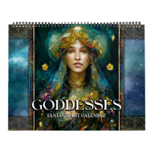 2027 Gudinnor 2 Fantasykonstkalender Kalender
