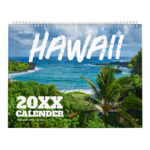2027 Hawaii Vackra Väggkalender Kalender