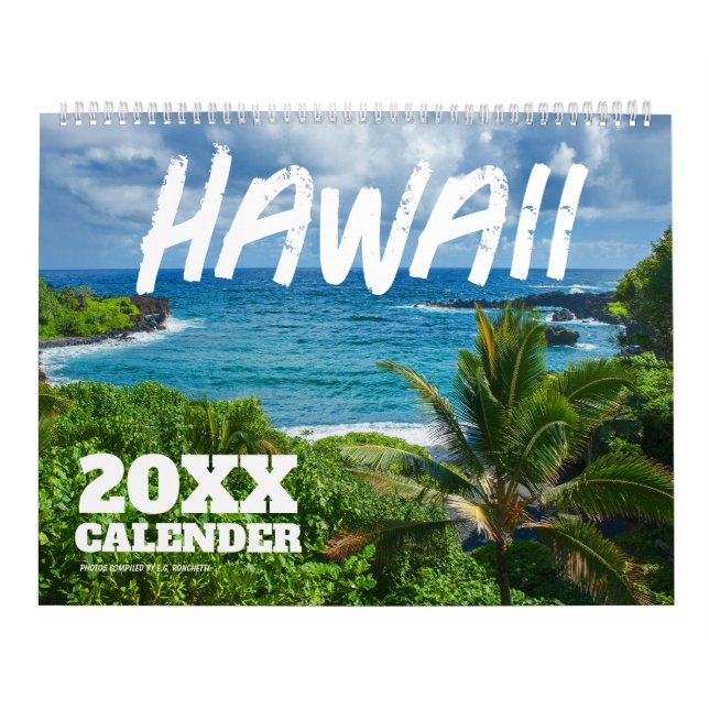 2027 Hawaii Vackra Väggkalender Kalender (Omslag)
