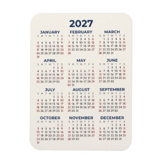 2027 Helderskålender Dina Färger Mini Magnet