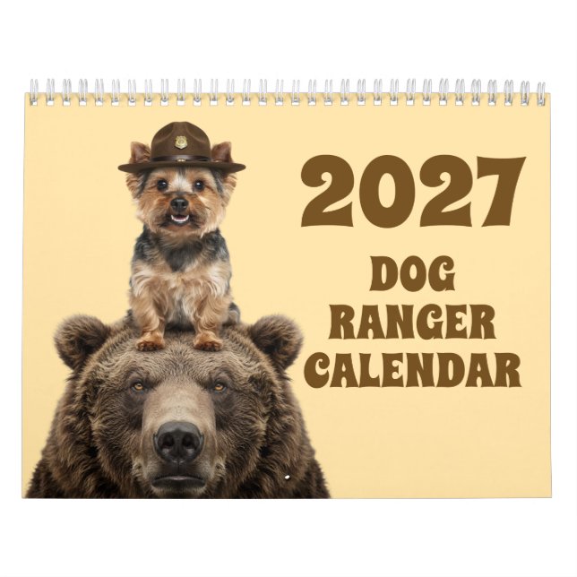 2027 Hund Park Ranger Kalender (Omslag)